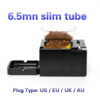6.5 mm Slim Cigarete Tekoči Pralni Električni Samodejno Zvijanje Cigaret Pralni Tobak Roller Maker Cigaretni Kajenje Cev