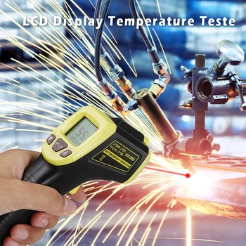 600℃ /1112℉ Pyrometer GM320S Ir Visoko Temperaturo Pištolo Termometer Industriji