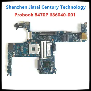 686040-001 Prenosni računalnik z matično ploščo za HP Promo Probook 6470B 8470P motherboard 686040-501 Prenosni PC mainboard Polno Preizkušen