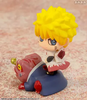 6pcs/set Naruto Shippuden Uchiha Sasuke Anime Akcijska Figura, PVC Zbirka Model igrače brinquedos za božično darilo