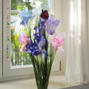 6pcs Umetne Svile Cvet Iris Cvetje svate Doma Dekor DIY 68 cm/27