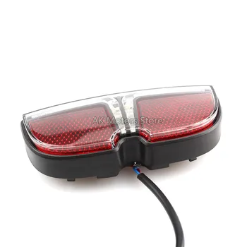 6V Električna Kolesa Luč eBike Zavore Zadaj Rep Svetlobe LED Opozorilne luči Za Bafang BBS Sredi Pogon Motornih Varnost Noč Svetlobe