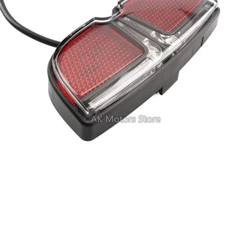 6V Električna Kolesa Luč eBike Zavore Zadaj Rep Svetlobe LED Opozorilne luči Za Bafang BBS Sredi Pogon Motornih Varnost Noč Svetlobe