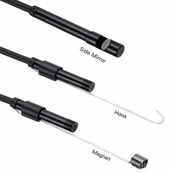 7.0 mm Endoskop Kamera HD Mini USB-Endoskop 6 LED 1M 3,5 M 5M in 10M Kabla Nepremočljiva Pregled Borescope za Android PC Mehko Žico