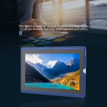7 Palčni Prenovljen Q88 Quad-core Wifi Tablet Sedem-palčni USB Napajanje 512MB+4GB Trajne Praktično Tablet Modra