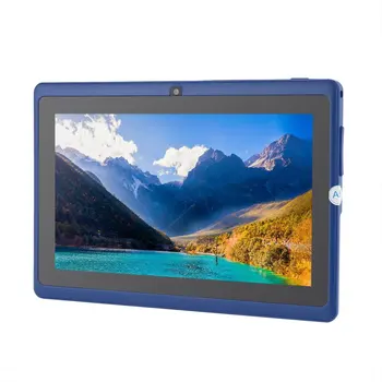 7 Palčni Prenovljen Q88 Quad-core Wifi Tablet Sedem-palčni USB Napajanje 512MB+4GB Trajne Praktično Tablet Modra