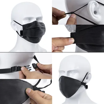 7 Sprememba Barve LED Masko za Prah Rave Maske sveti Halloween Party Maske Nadgradnjo Polnilna Svetlobna Masko
