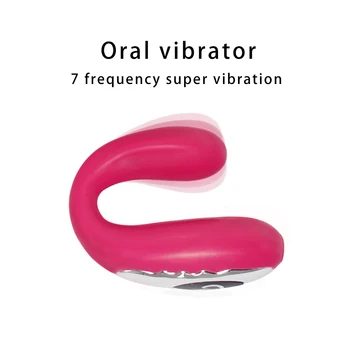 7 Super Vibracije Jezika Ustni Erotični Vibratorji Čarobno Usta Vibrator Intimno Massager Baterije za Seks Izdelek Sex Igrače za Odrasle