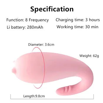 8 Frekvenco G-spot Sex Igrače klitoris Vibratorji APP Brezžični Daljinski upravljalnik Pametni Vagina Massager opozarjanje z žogo za Ženske