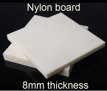 8 mm debeline kremasto bele Najlon odbor Najlon ploščo Poliamid PA stanja izolacijski material