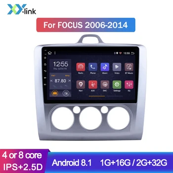 9 inch Android 8.1 Avto Radio, video Predvajalnik Za ford focus EXI MT 2 3 Mk2 2004 2005 2006 2007 -2011 GPS Multimedijski Predvajalnik, stereo