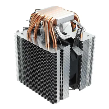 90 mm Toplotne Cevi 6 Heatpipe Namizni Računalnik CPU Hladilnik, Ventilator Nosilec Ultra Tiho Heatsink za Intel 1156/1155/1150/775