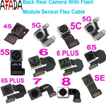 AAA+ Preizkušen Kamera Zadaj Del za iphone 7 Plus 8 8 plus Nazaj Modula Kamere Flex Kabel Zamenjava Brezplačna dostava dropshipping