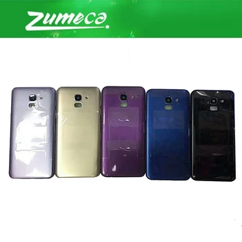 AAA+ Za Samsung Galaxy J6 J600 J600F Samsung J6 2018 Pokrov Baterije, Ohišje Primeru Vrata Zadaj Siva, Vijolična, Črna, Modra, Zlata Barva