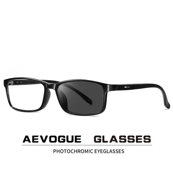 AEVOGUE Človek Photochromic Očala Ženska Anti-Modra Svetloba Očala, Optično Okvir Računalnik Očala na Recept Očala AE0896