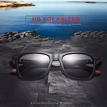 AIMISUV Polarizirana sončna Očala Moški Ženske Klasičnih Zakovice Kvadratni Okvir Sonce glasse za Moške Vožnje Letnik blagovno Znamko Design Očala UV400