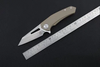 Aiorosu TORNADO Folding Nož EOS 440C Stonewash Rezilo