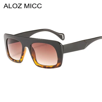 ALOZ MICC Ženske Oversize Kvadratnih sončna Očala Moških 2019 Moda Multicolor Okvir sončna Očala Ženske Retro Očala Oculos Q569