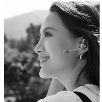 AMTER Brezžične Bluetooth Slušalke Podjetje Proste Roke, šumov Slušalke Slušalke Dvojno Baterije z Mic za Pogon