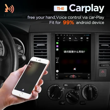 Android 10.0 4G globalni Lte avto gps multimedia stereo radio predvajalnik za hyundai H1 navpično predvajalnik-navigacijski sistem