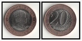 Angola 20 Kwanza Vrednost Izdaja kovanca Kovancev