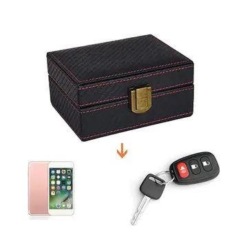 Anti Theft Faraday Polje Avto brez ključa Signal Blocker RFID Faraday Ključni Fob Zaščitnik Preprečiti Vaš Ključni Fob za Zaščito Zasebnosti