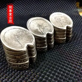 Antičnih kovancev zbirka srebrne podkve ingot