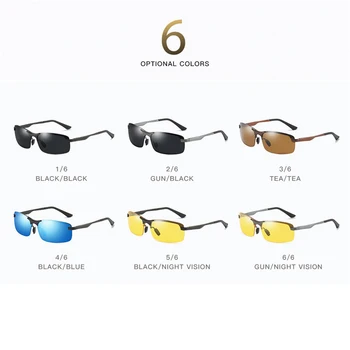 AORON Night Vision Premaz Ogledalo Očala moških polarizirana sončna Očala Vožnje Pilot, Stil, blagovno ZNAMKO, DESIGN Buljiti UV400 Očala S5