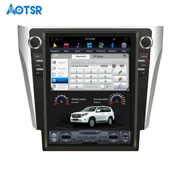 Aotsr Tesla slog Android 7.1 Avto BREZ DVD Predvajalnik, GPS Navigacija Stereo V-armatura za Toyota Camry Aurion 2016 2017 Večpredstavnostnih