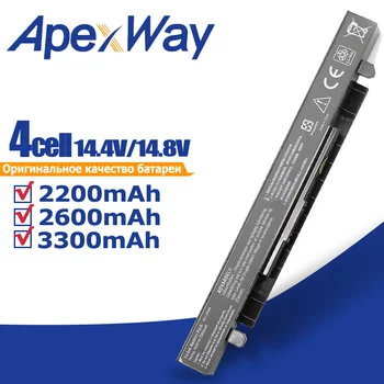 Apexway 14.8 v Laptop Baterija za Asus a41 x550a A41-X550A X450 X550A X550 X550C X550B X550V X450C X550CA A450 A550 X550L