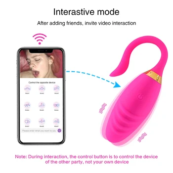 App Nadzor Vibrator Ljubezen Jajca Brezžični Nadzor G-spot Klitoris Stimulator Vaginalne Žogo Ženski Masturbator Erotične Igrače Za Odrasle