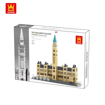 Arhitektura Serije Kanada Točko Parlamenta Model Zgradbe DIY gradniki Igrače za Otroke Napredno Darilo