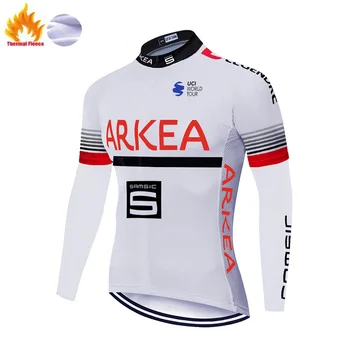 ARKEA mayot ciclismo hombre na Zimski Termalni Runo Kolo, Kolesarska Oblačila z dolgimi rokavi tenue cycliste homme pro team 2020