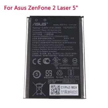 ASUS Originalne Nadomestne Baterije Telefona C11P1428 2400mAh za Asus ZenFone 2 Laser ZE500KL ZE500KG Z00ED 5