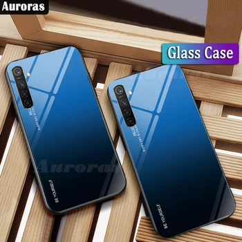 Auroras Kaljeno Steklo Ohišje Za Realme 6 Telefon Kritje Gradient Polno Zajetje Shockproof Kritje Za Realme 6 Pro Primeru