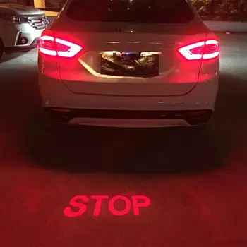 Auto Anti-fog Parkiranje Zaustavitev Zaviranje Signala, Kazalniki Avto Proti trčenju Laser Luči za Meglo motorno kolo LED opozorilna Lučka Avto-Styling