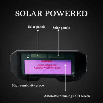 Auto Temnenje Električnega Varjenja Čelada Samodejno Svetlobe Spremeni Anti - Oči Shied Buljiti Očala Za Oči Zaščitna Očala Orodje