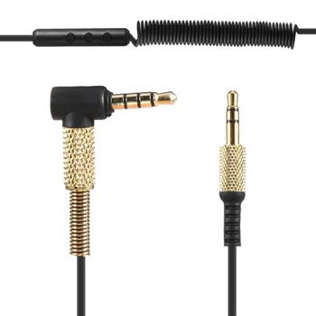 Avdio aux kabel za Marshall Večjih II Zaslon Slušalke, Kabel z Oddaljenim Mikrofon Nadzor Glasnosti za Apple, Samsung