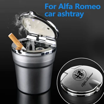 Avto Led Luči Ustvarjalne Osebnosti pepelnik cigaret dustbin za ALFA ROMEO Mito 147 156 159 avto dodatki notranjost