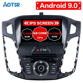 Avto medija android 9 Avto, GPS Navigacija za avto DVD Predvajalnik Za Ford Focus 2012-2018 avto radio snemalnik GPS navigacijo video predvajalnik
