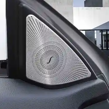 Avto Notranja Vrata Avdio Zvočniški Prestavljanje Plošča Vrat Armrest Kritje Trim Nalepke za Mercedes Benz, E Razred Coupe W207 C207 Dodatek