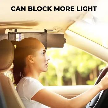 Avto sončnega Extender Okno Avtomobila Dežnik Nastavljivo Vetrobransko steklo Oken Anti-Slepi Anti-UV Auto Dodatki