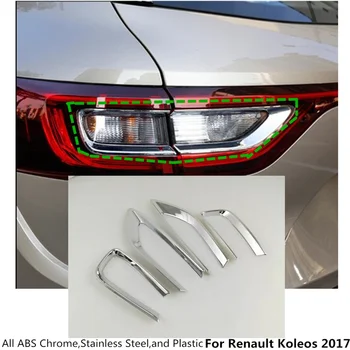 Avto Styling Dodatki, Zadaj Rep Lučka lučka za Kritje Detektor Okvir Okraskov ABS Chrome Avto Nalepke Za Renault Koleos 2017 2018 2019