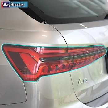 Avtomobilski Žarometi Zaščitno folijo Obnovo Luč Insivible samozdravljenja TPU Nalepke Za Audi A6 C8 2019 2020 Dodatki