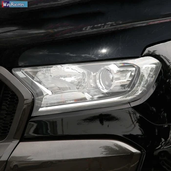 Avtomobilski Žarometi Zaščitno folijo Obnovo Pregleden TPU Črno Nalepko Za Ford Ranger Wildtrak Raptor-Danes Dodatki