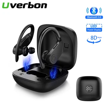 B11 TWS Bluetooth Slušalke V 5.0 Brezžične Slušalke Z Mikrofonom Polnjenje box Stereo Čepkov za Prostoročno uporabo Športne Slušalke LED Zaslon