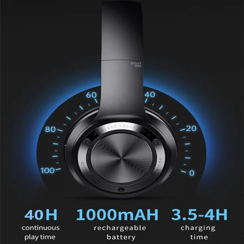 B21 Bluetooth 5.0 Slušalke Brezžične Slušalke 40H Igra čas Dotik za Nadzor Stereo z Mikrofonom Nad Slušalke Podpira TF za telefon, RAČUNALNIK