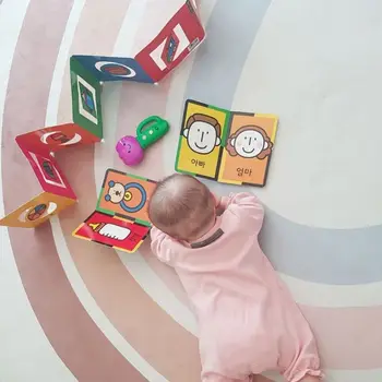 Baby Dojenčka Igrajo Talna Obloga Plazil Odeja Preproga Mavrični Otroci Playmat Preprogo Blazine Spalnica Dekor