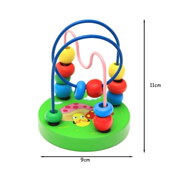 Baby Toddler Izobraževalne Lep Živali Krog kroglice Otroci Igrače Za Novorojenčke Otrok Jaslice Voziček Mobilne Montessori 9*11 cm