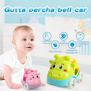 Baby voziček igrača 0-12 mesecev risanka igrača avto newborn baby dveh barvnih avto igrače, risanke, majhne reke prevoz izobraževalni prijem igrača